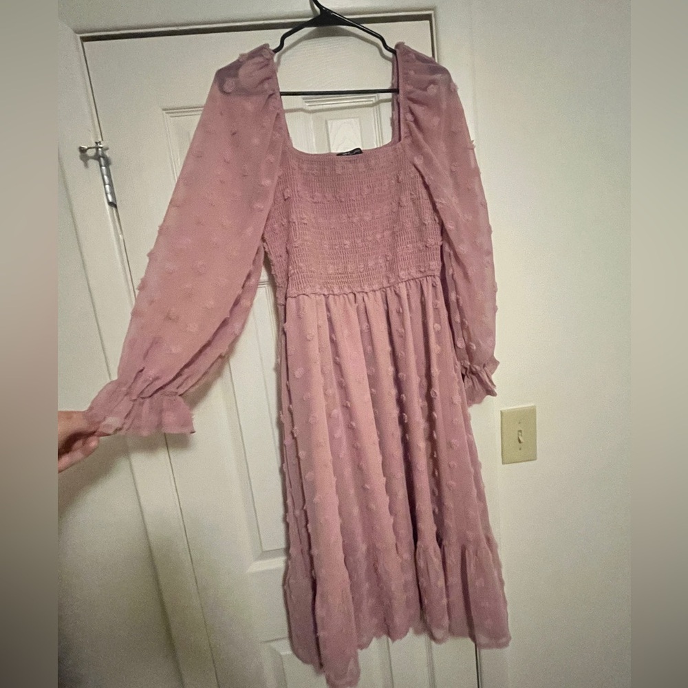 Super cute pink flower dress 🎀